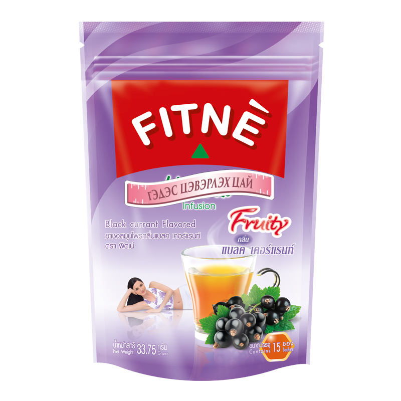 FITNE Herbal Infusion Tea Black Currant Flavored 37.5g