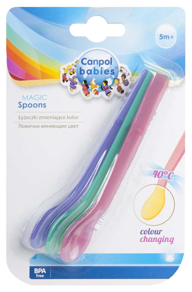 Color changing spoons 3 pcs 9/583