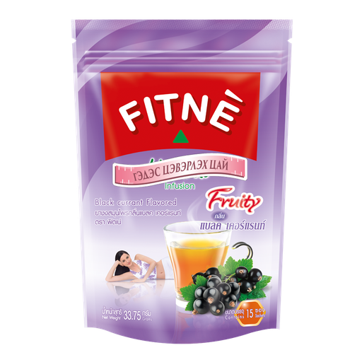 [300264] FITNE Herbal Infusion Tea Black Currant Flavored 37.5g