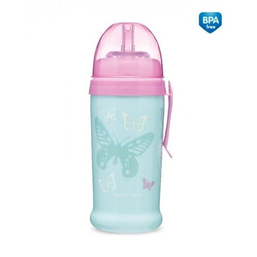 [201002] Non-spill sport cup - Butterfly - turquoise