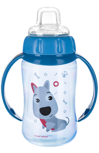 [201010] Training cup with silicone spout - Cute Animals - dog