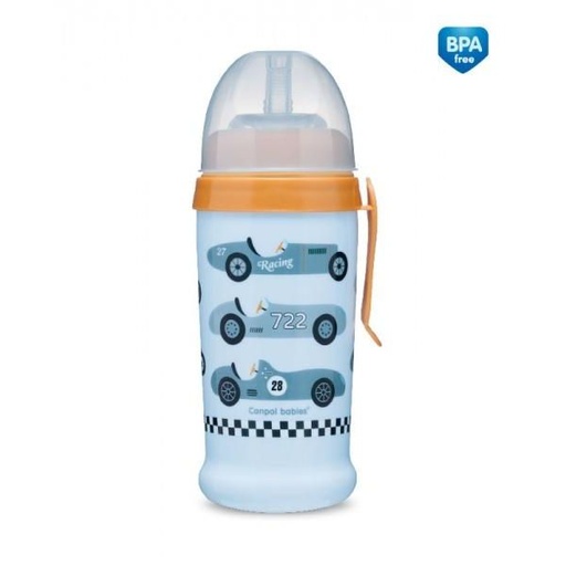 [201067] Non-spill sport cup - Racing - cabriolets (light blue)