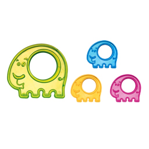 [201148] Teether Elephant Duck Bear Pasj 13/109
